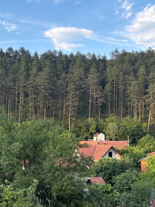 Witness documents scenic views across Vrnjacka Banja Municipality, Serbia