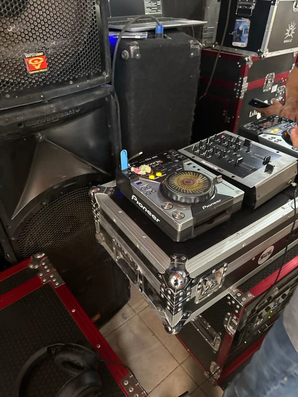 DJ Equipment Setup Observed in Puebla, Mexico