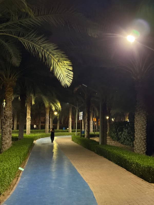 A Dubai night in and around a home studio setup