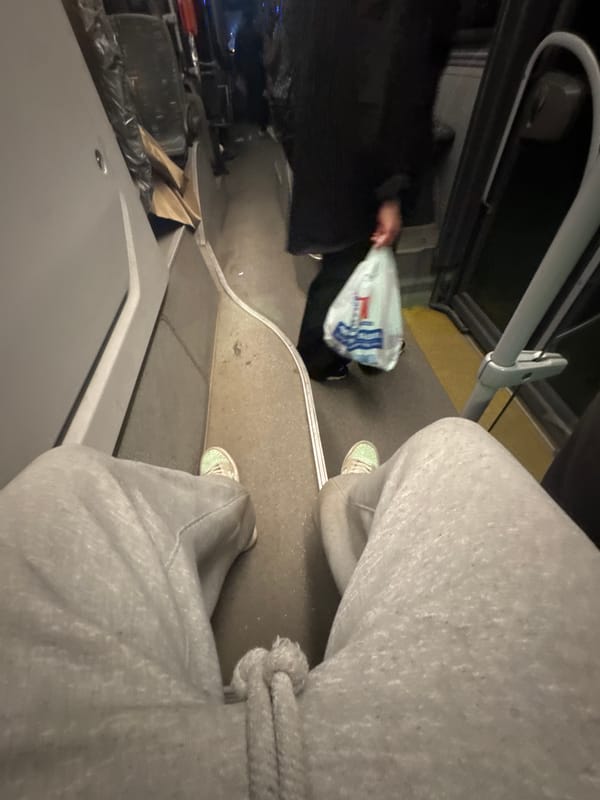 Passenger captures routine bus ride scene in Yerevan