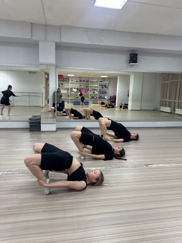 Dance rehearsal captured at Votkinsk studio