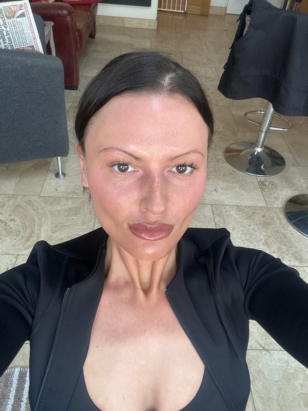 Morning routine documented in Kent home during Topshop meeting prep