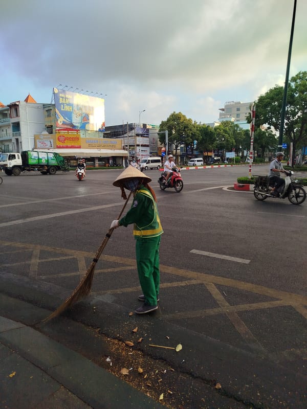 Evening street life documented across Vietnamese cities