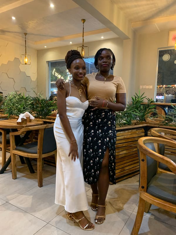Women gather for dinner at Dar es Salaam restaurant