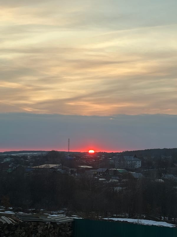 Sunset observed over Фоки, Russia with contrasting sky colors