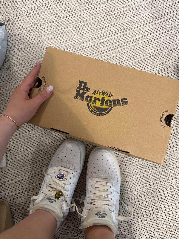 New shoes unboxed and displayed in Hainburg an der Donau