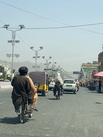 Morning street life documented in Kandahar, Afghanistan