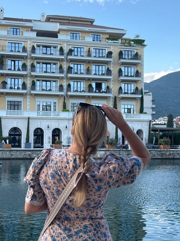 Afternoon scenes captured at Tivat marina, Montenegro