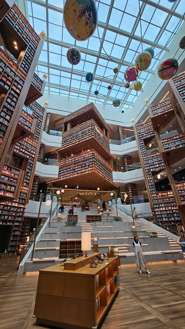 Library, mall, and coffee stops across Suwon-si