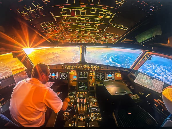 Pilot observed in flight cockpit near Baan Plai Laem