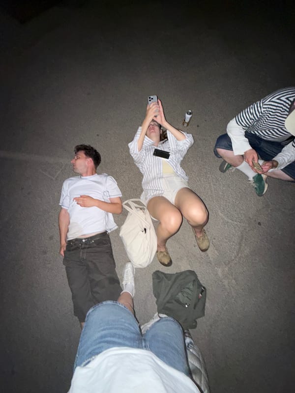 Evening gathering of friends in Cukarica, Serbia