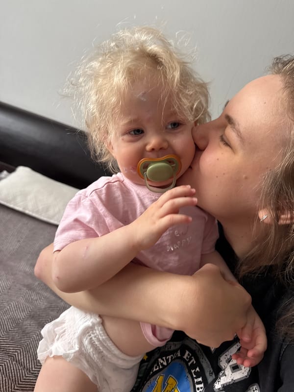 Mother and toddler share tender moments in Vladimir home