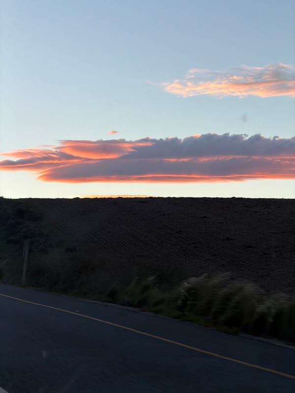 Peaceful sunset captured in Cape Agulhas, South Africa
