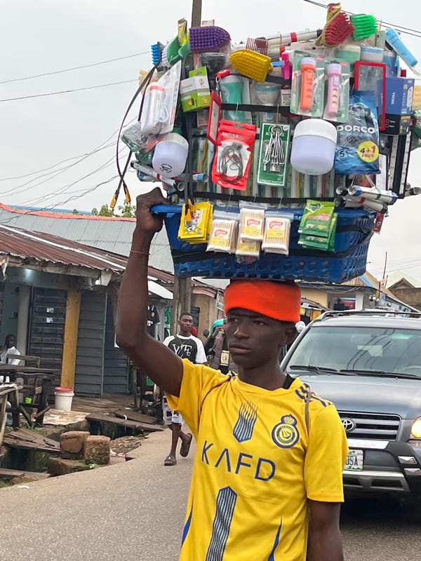 Everyday street life across two Nigerian towns