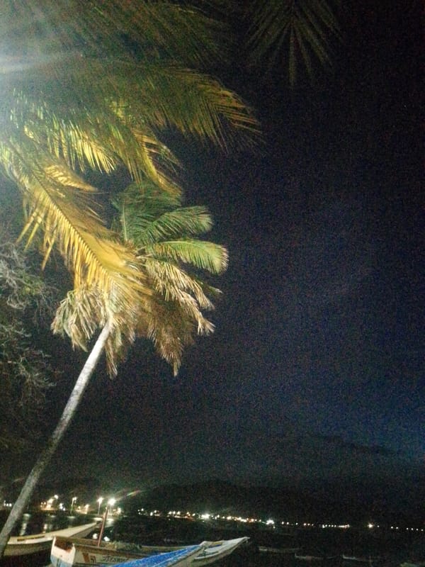 Evening beach moments captured in Juan Griego, Venezuela