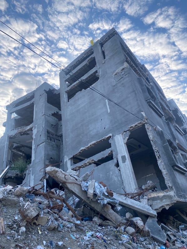 Widespread building damage documented across Khan Yunis streets