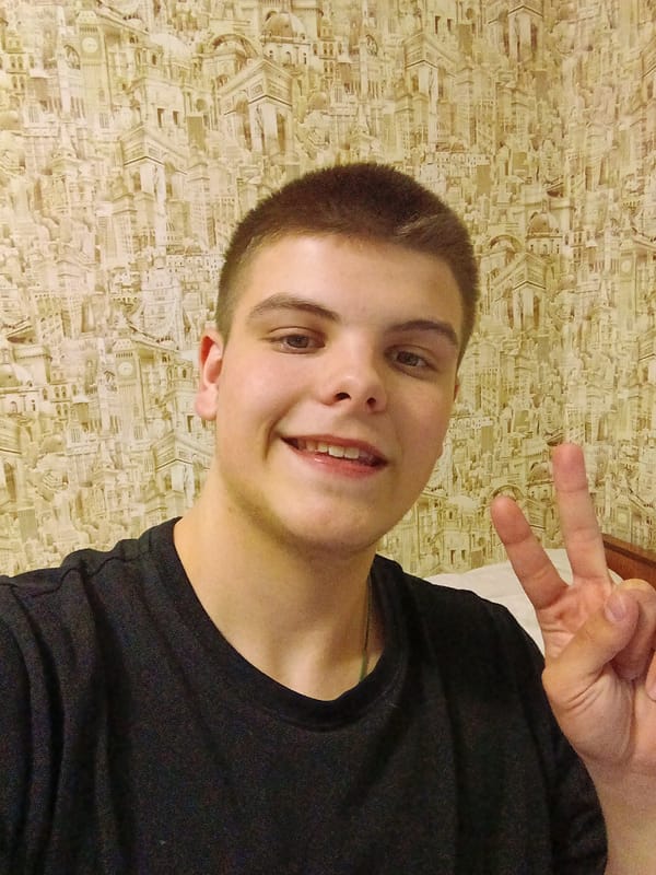 Young man poses for photos in Красный Маяк, Russia