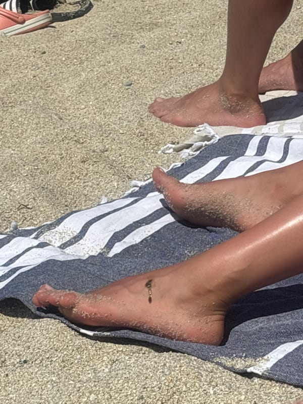 Sunny beach day in Tropea, Italy's clifftop setting