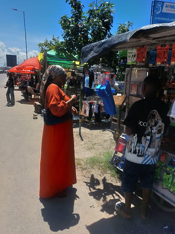 Morning street life documented across Dar es-Salaam neighborhoods
