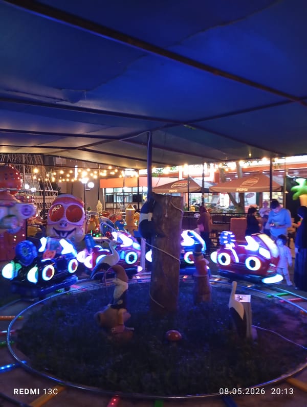 Evening scenes from Gazalkent fairground and market documented