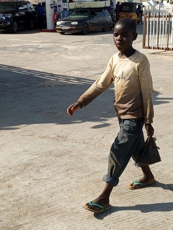 Street market life in Gombe, Nigeria