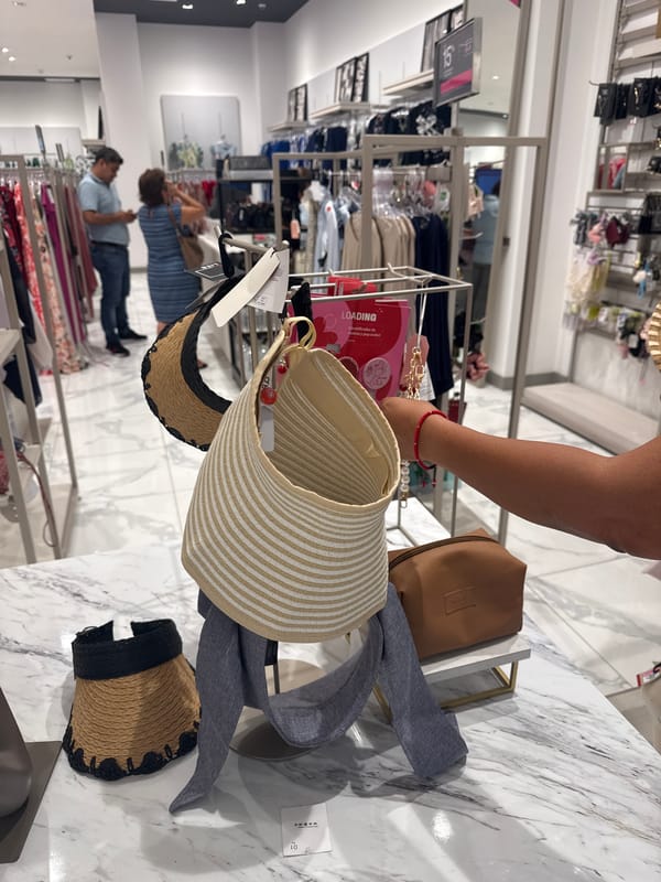 Shoppers browse clothing store in Acapulco