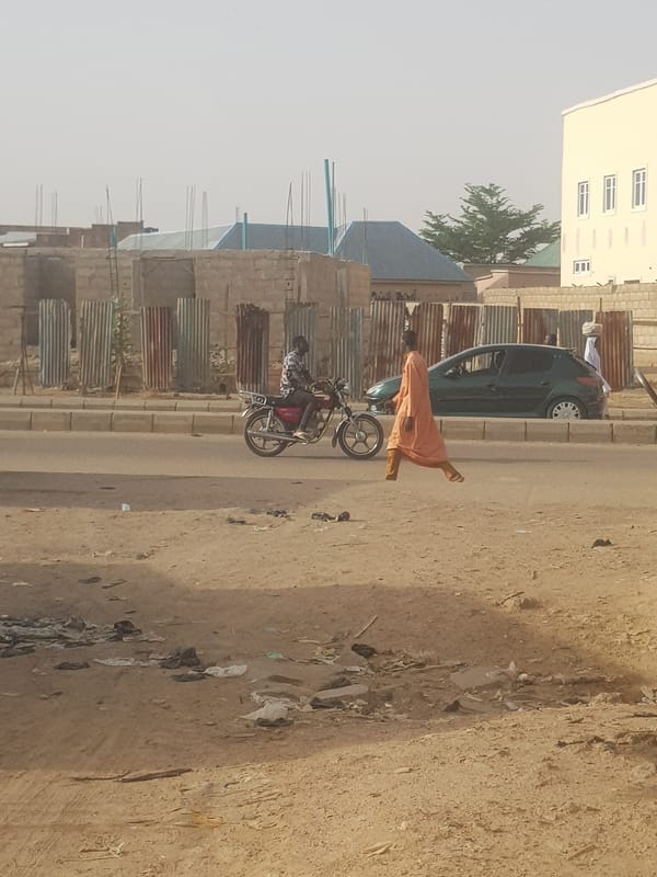 Daily street life captured in Dabawa, Nigeria