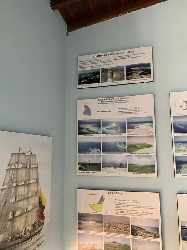Inside a pearl diving and maritime history museum in Boca del Río