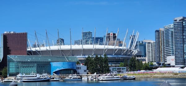 Urban scenes from stadium to waterfront to mountain views
