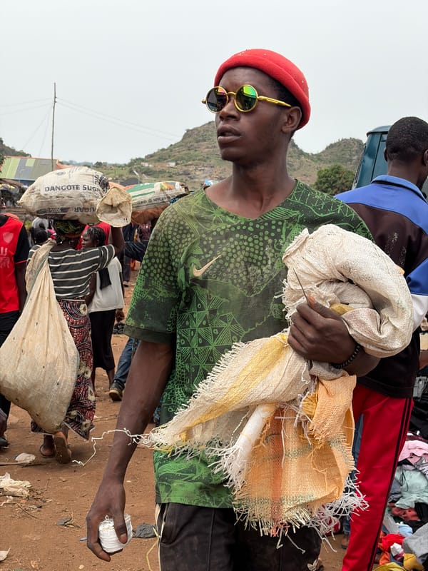 Morning marketplace and street life documented in Gura Top, Nigeria