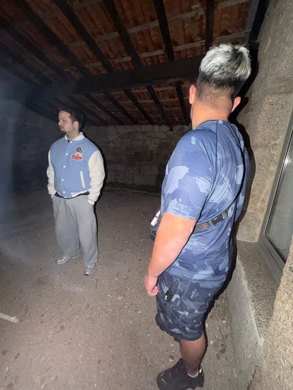 Nighttime gathering captured by witnesses in Vila Real, Portugal