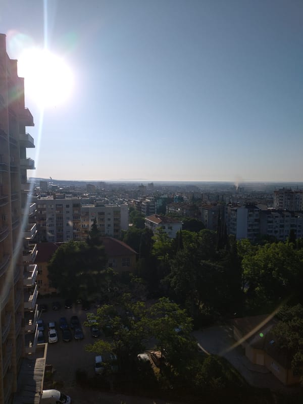Morning life documented across Stara Zagora, Bulgaria