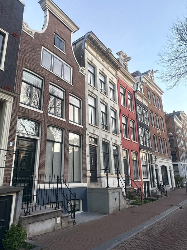 Morning street scenes captured across Amsterdam neighborhoods