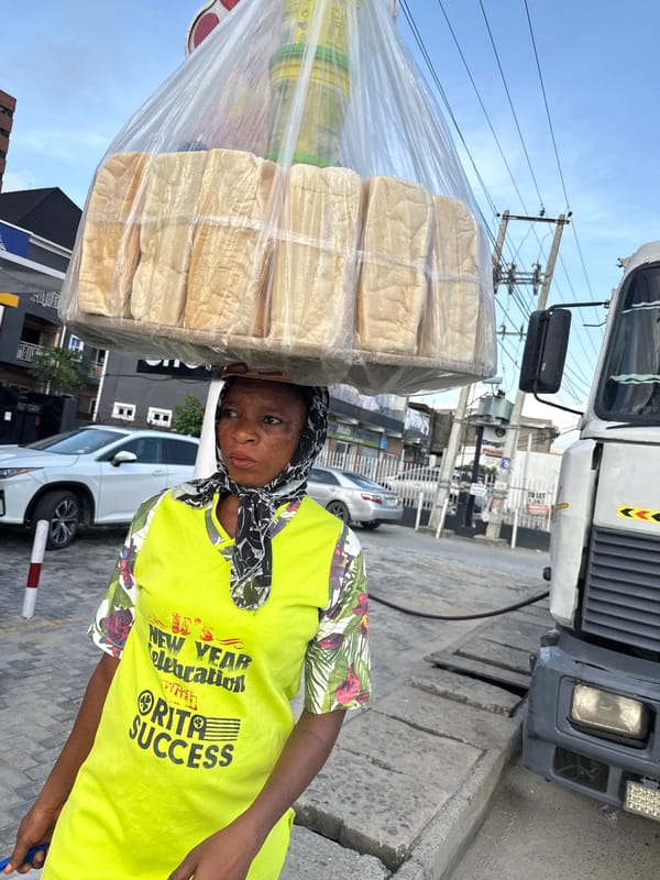 Morning street life documented in Ado, Nigeria