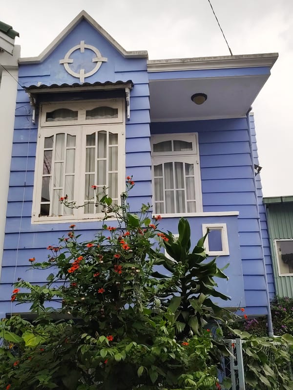 Quiet morning street scenes captured in Da Lat residential area