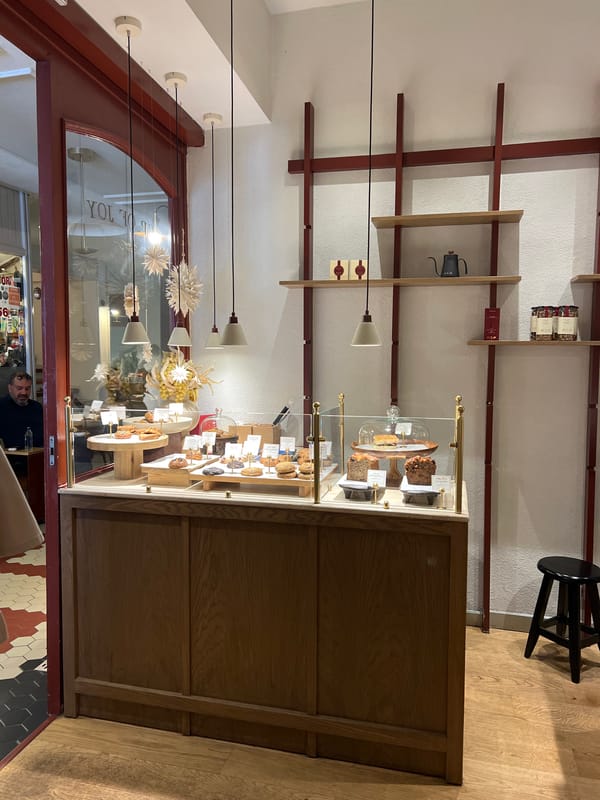 Morning coffee at a bookish Beşiktaş café