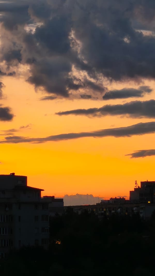 Sofia dusk skyline with a few urban detail shots