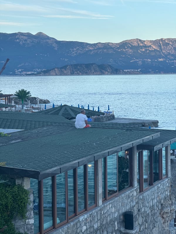 Peaceful evening captured along Montenegro's Prijevor coastline