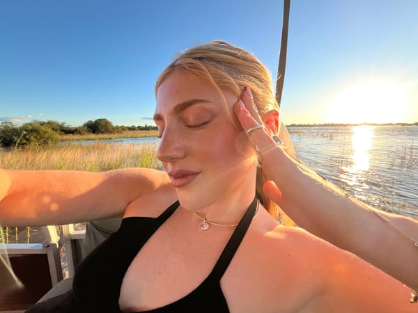 Tourist documents fitness facility visit in Livingstone, Zambia