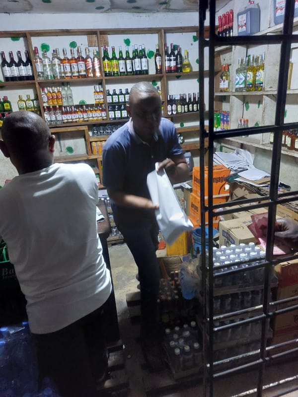 Evening social gathering spans shops, bars, home party in Dar es-Salaam