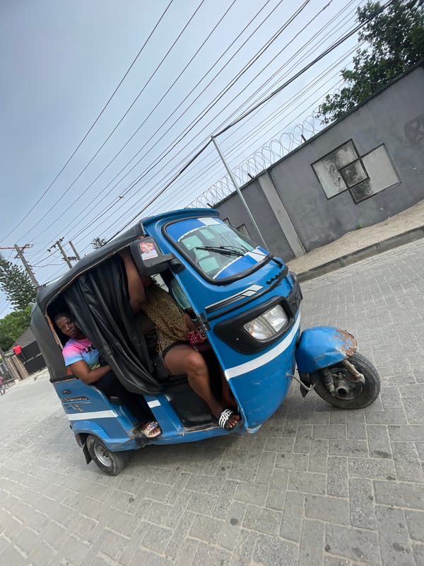Daily street life documented in Iranla, Nigeria Thursday afternoon