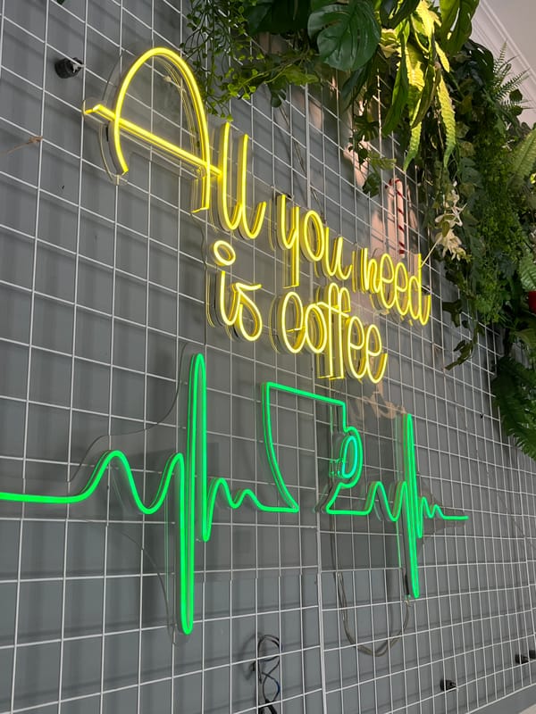 Early morning cafe visit documented in Indonesia