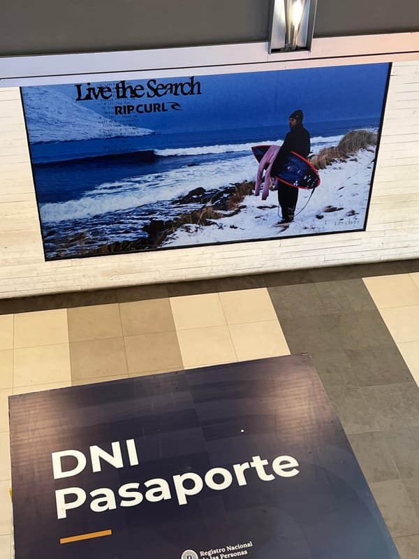 Shopping mall scenes documented across Buenos Aires location