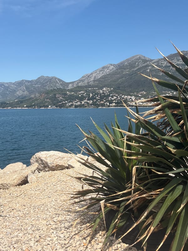 Morning coastal scenes documented in Bar, Montenegro