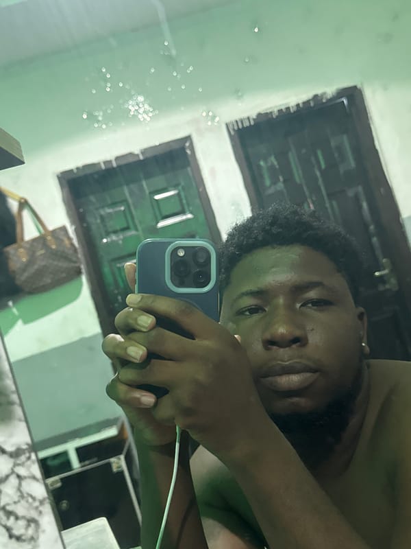 Evening selfie session captured in Ipetumodu, Nigeria
