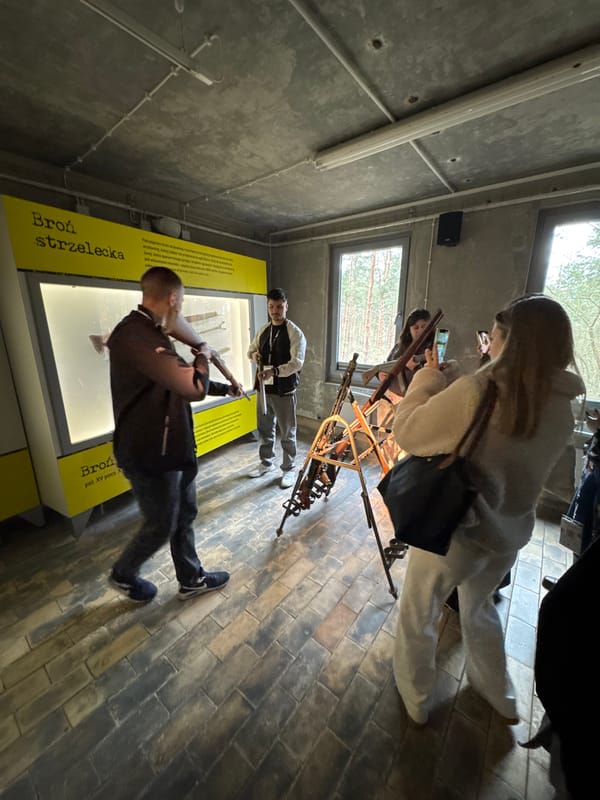 Group visits museum, hikes forest trails in Bydgoszcz
