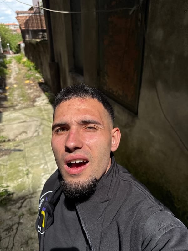 Man documents smoking session in abandoned Shumen district