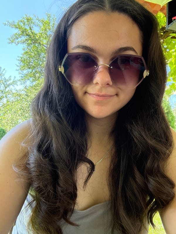 Sunny morning selfies and sunglasses in Oreshak, Bulgaria