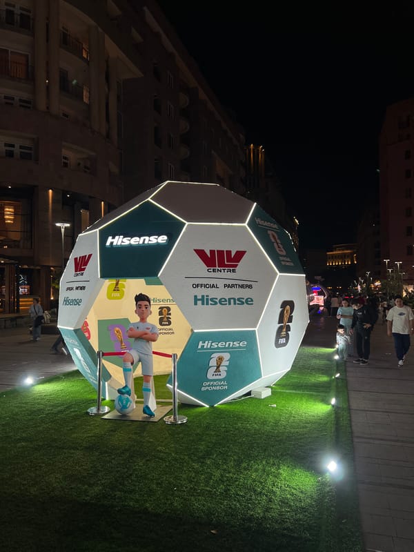Evening scenes documented across Yerevan, Armenia on June 11