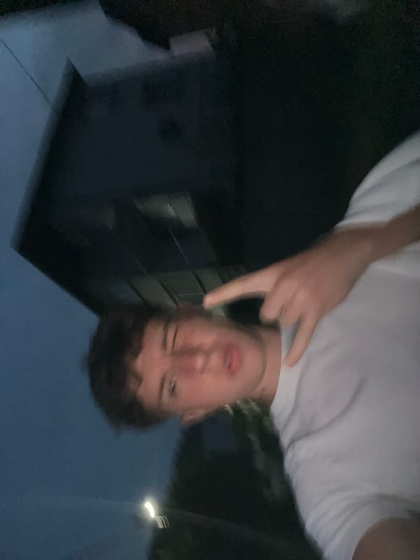 Casual evening hangout captured through selfies and candid moments